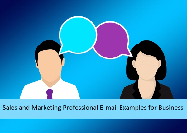Sales and Marketing Professional E-mail Examples for Business