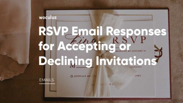 sample RSVP email responses