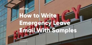emergency leave email