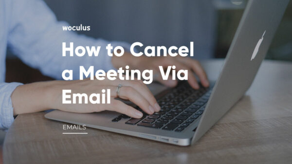 cancel a meeting via email