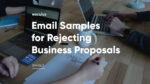 rejecting a business proposal
