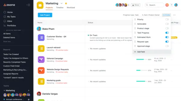 Asana review - Getting started with Asana