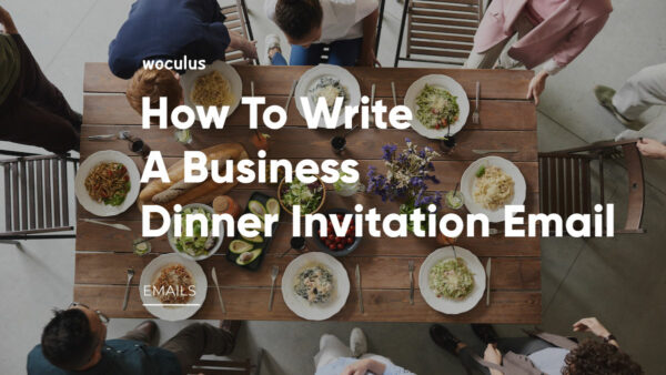 Business Dinner Invitation Email