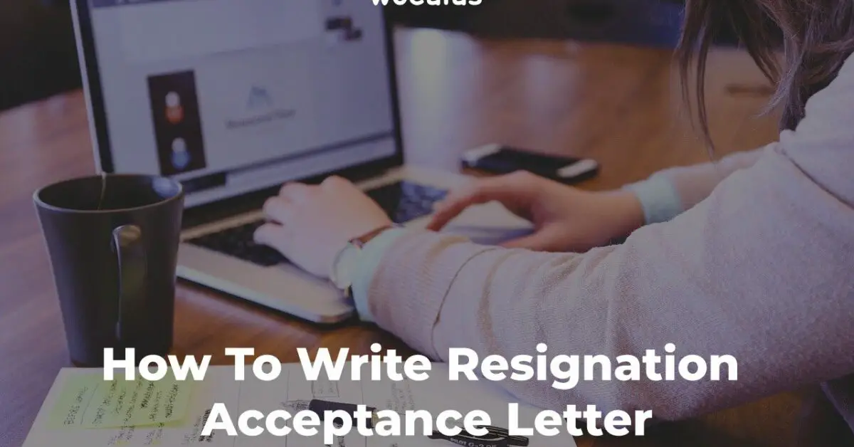 resignation acceptance letter