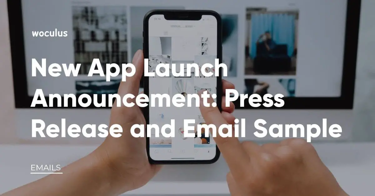 App Launch Announcement