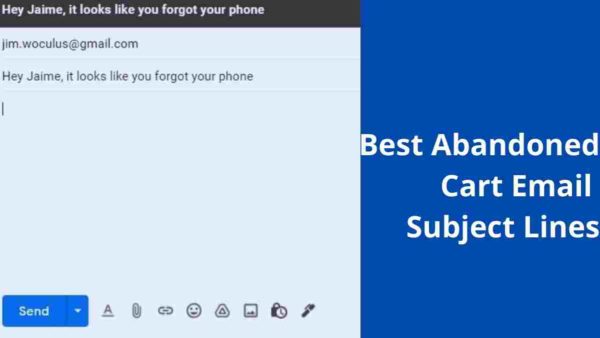 Best Abandoned Cart Email Subject Lines