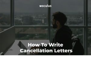 cancellation letter