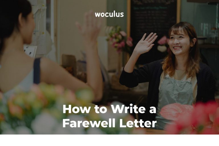 How to Write a Farewell Letter and Samples