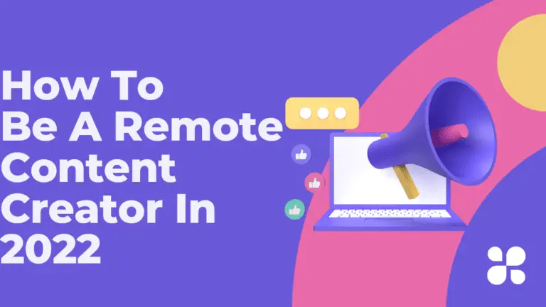 How To Become A Remote Content Creator