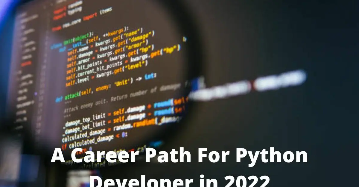 Career Path For Python Developer in 2022