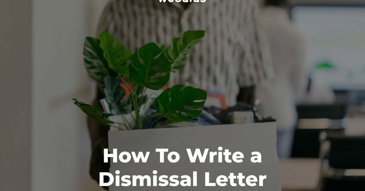 dismissal letter