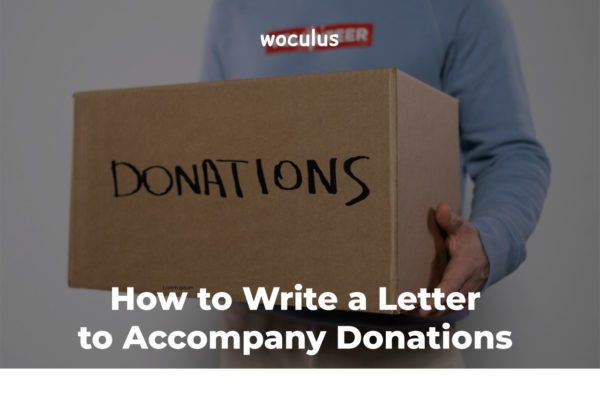 letter to accompany donation