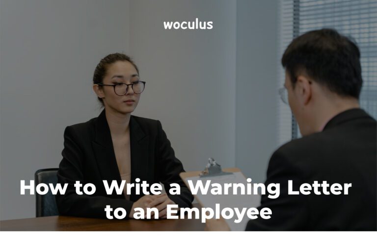 How to Write a Warning Letter to an Employee + Samples