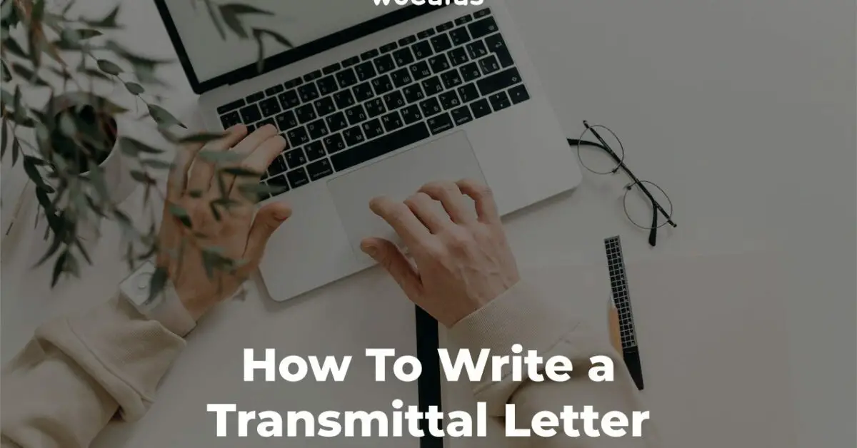 how to write a transmittal letter