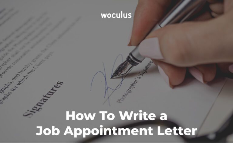 How to Write a Job Appointment Letter and Samples