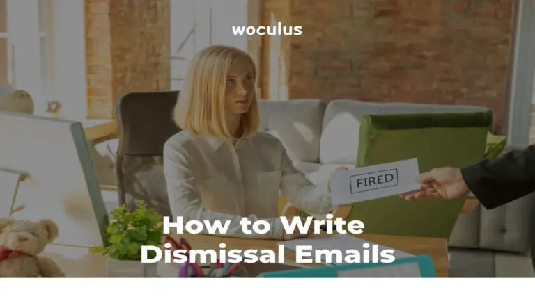How to Write Dismissal Emails: Samples Included