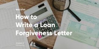 Loan Forgiveness Letter