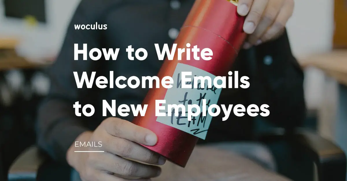 welcome emails to new employees