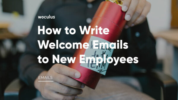 welcome emails to new employees