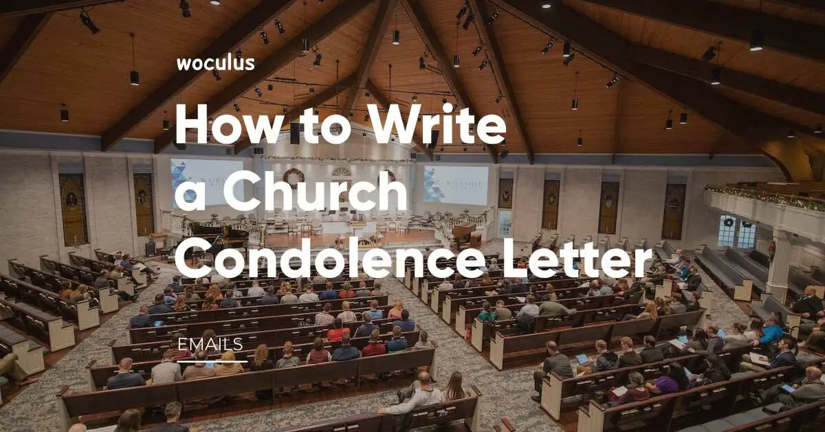 church-condolence-letter