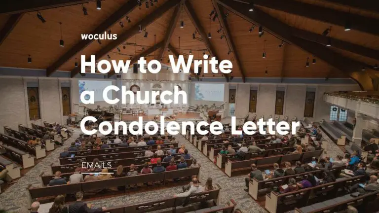 How to Write a Church Condolence Letter: Examples Included