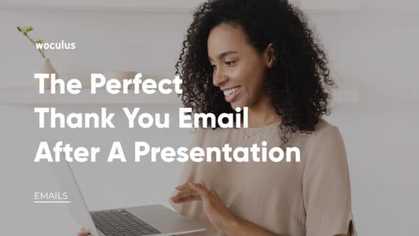 Thank You Email After A Presentation